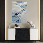 Abstract 2120 Canvas Art 60 x 40 cm / Black