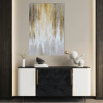 Abstract 2121 Canvas Art 60 x 40 cm / Black