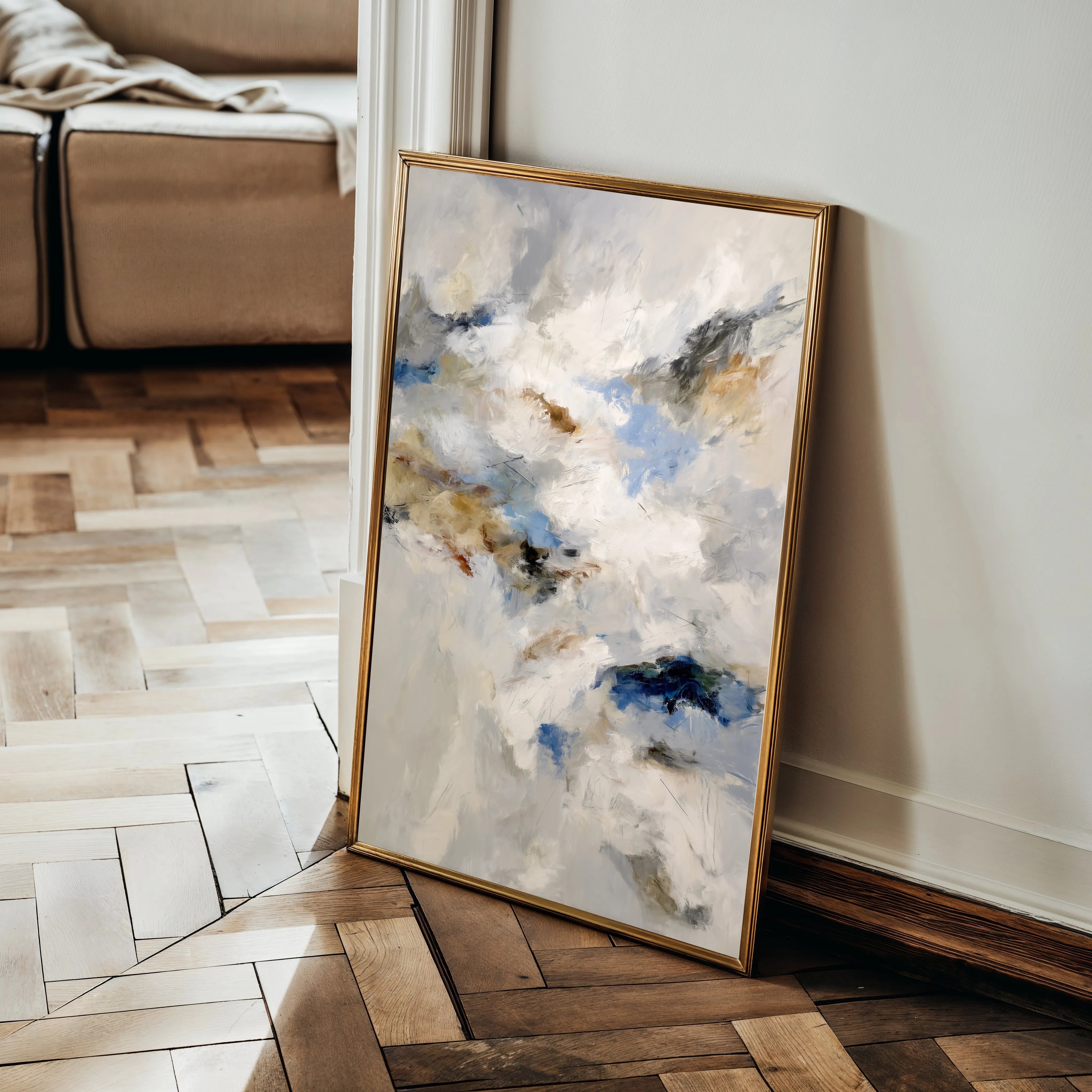 Abstract 2123 Canvas Art 60 x 40 cm / Black