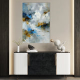Abstract 2124 Canvas Art 60 x 40 cm / Black