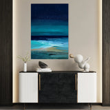 Abstract 2127 Canvas Art 60 x 40 cm / Black