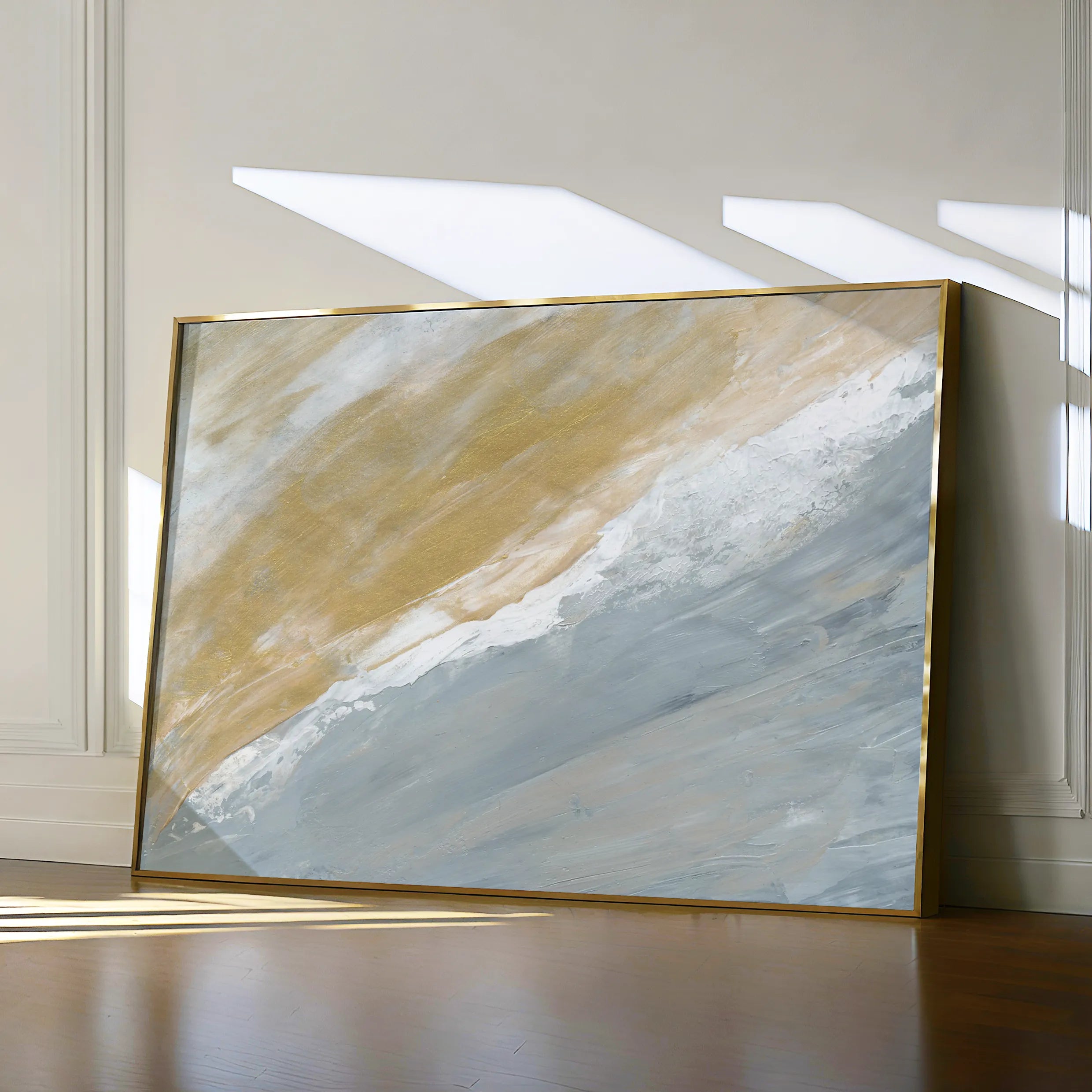 Abstract 213 Canvas Art 60 x 40 cm / Black