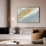 Abstract 213 Canvas Art 60 x 40 cm / Black