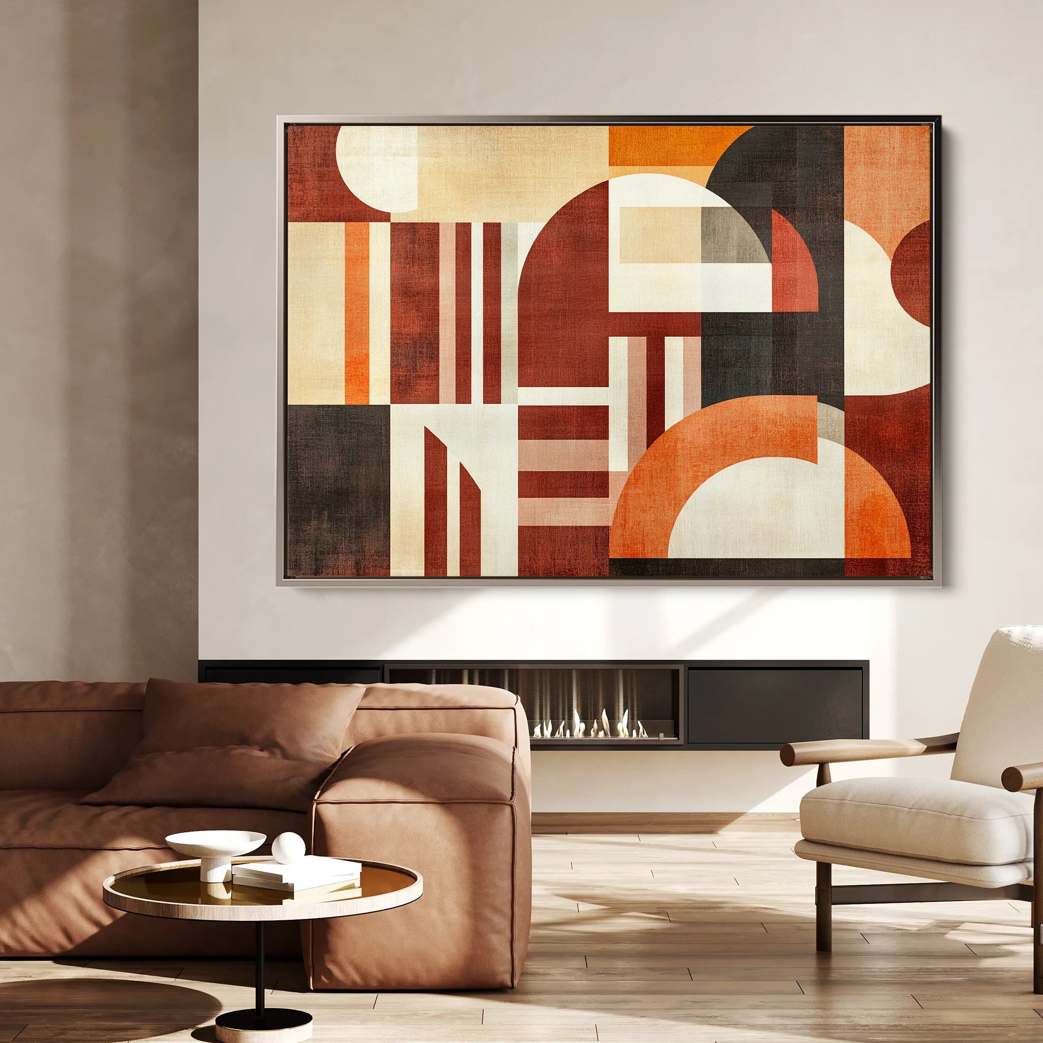 Boho 213 Canvas Art 60 x 40 cm / Black