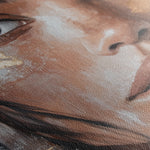 Portrait 213 Canvas Art 60 x 40 cm / Black