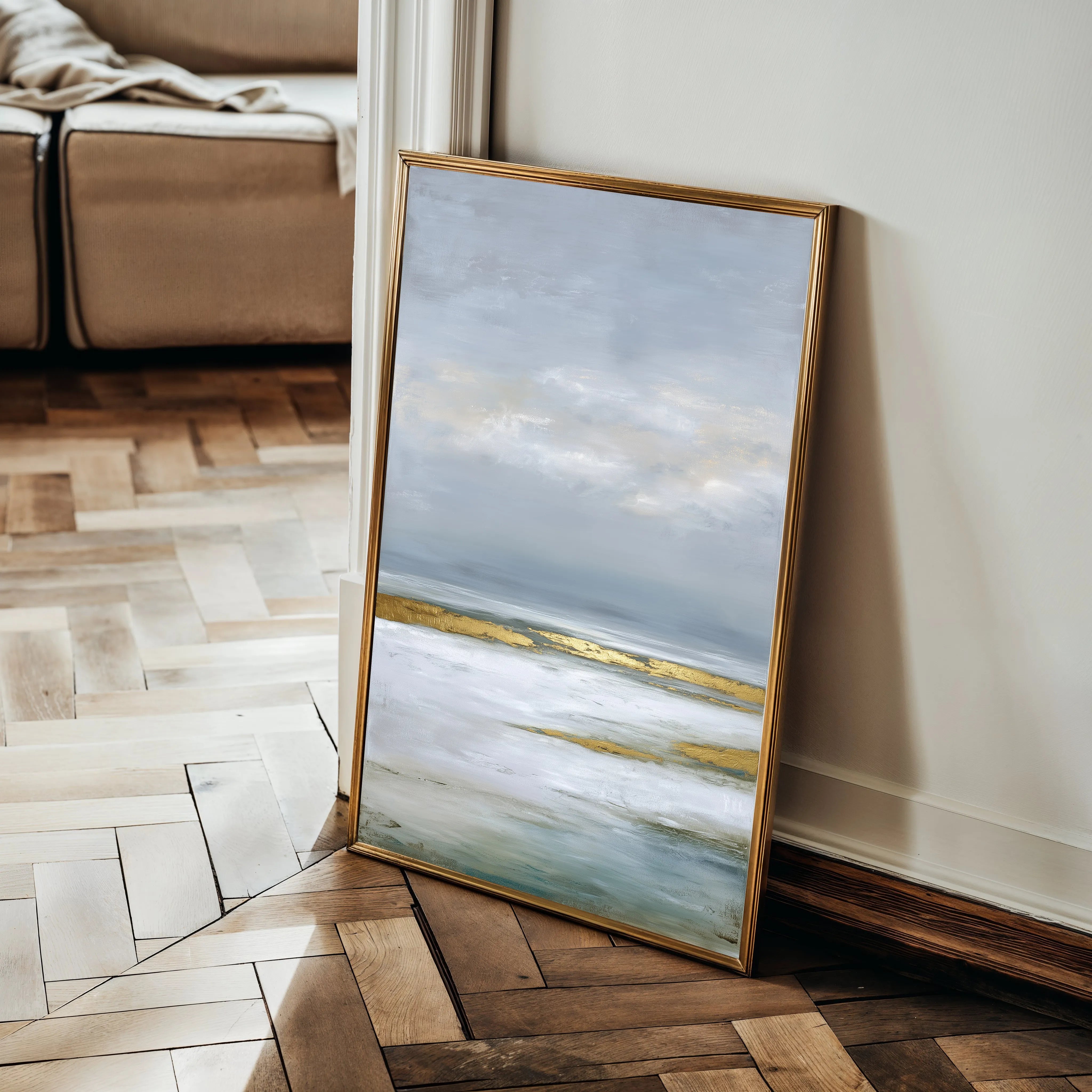 Abstract 2132 Canvas Art 60 x 40 cm / Black