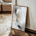 Abstract 2137 Canvas Art 60 x 40 cm / Black
