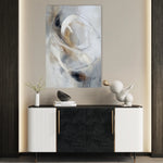 Abstract 2137 Canvas Art 60 x 40 cm / Black