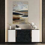 Abstract 2138 Canvas Art 60 x 40 cm / Black
