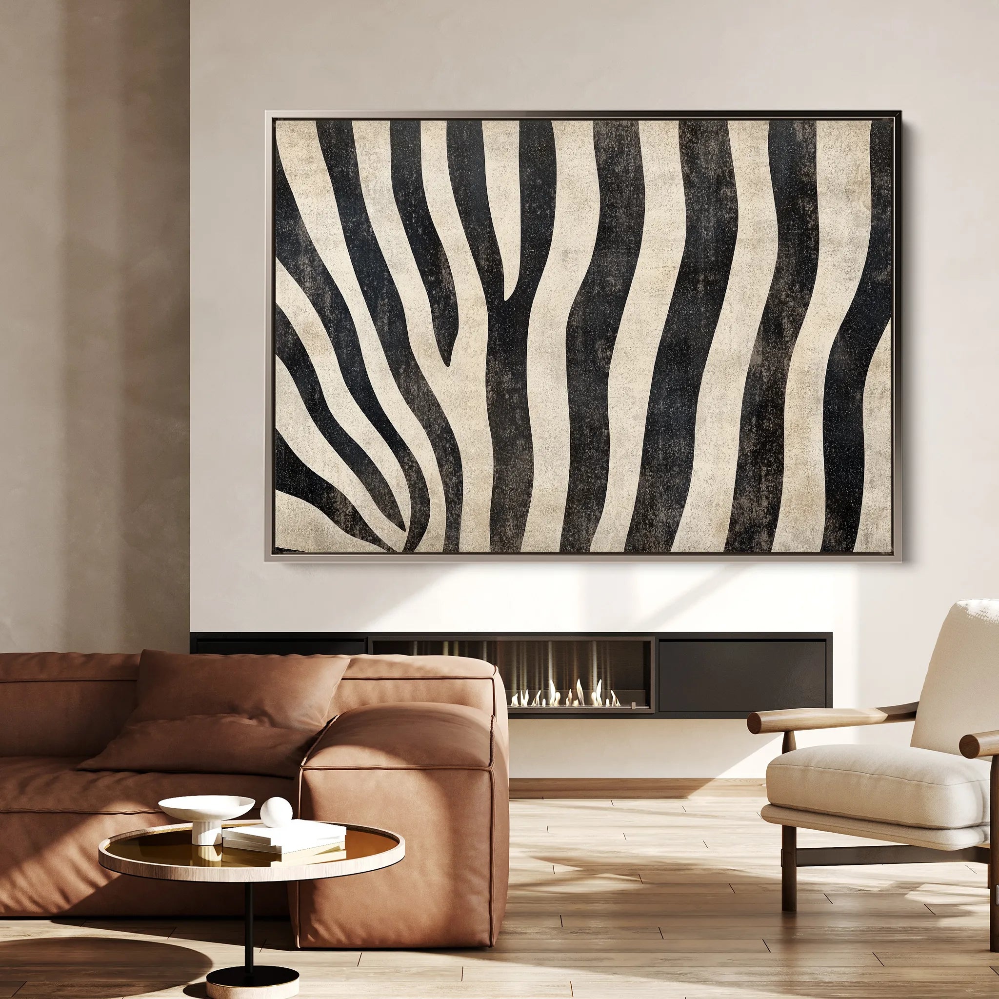 Animals 214 Canvas Art 60 x 40 cm / Black