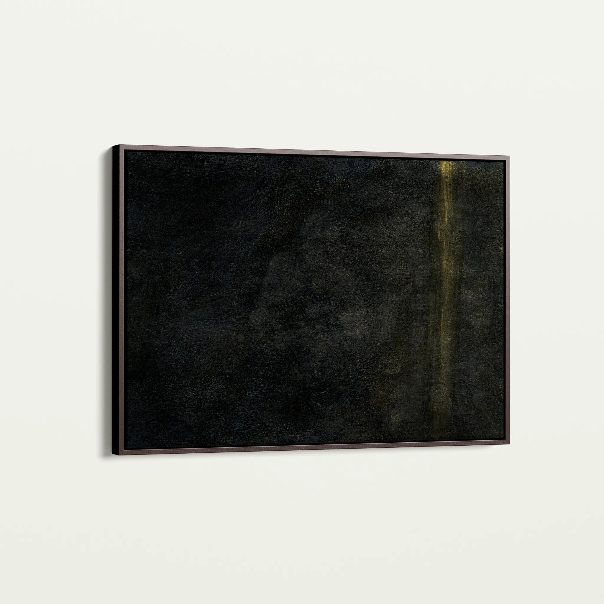 Abstract 214 Canvas Art 60 x 40 cm / Black
