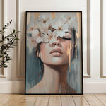 Portrait 214 Canvas Art 60 x 40 cm / Black