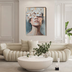 Portrait 214 Canvas Art 60 x 40 cm / Black