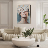 Portrait 214 Canvas Art 60 x 40 cm / Black