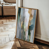 Abstract 2140 Canvas Art 60 x 40 cm / Black