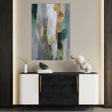Abstract 2140 Canvas Art 60 x 40 cm / Black
