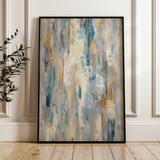 Abstract 2144 Canvas Art 60 x 40 cm / Black