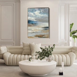 Abstract 2145 Canvas Art 60 x 40 cm / Black
