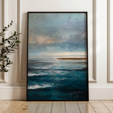 Abstract 2147 Canvas Art 60 x 40 cm / Black