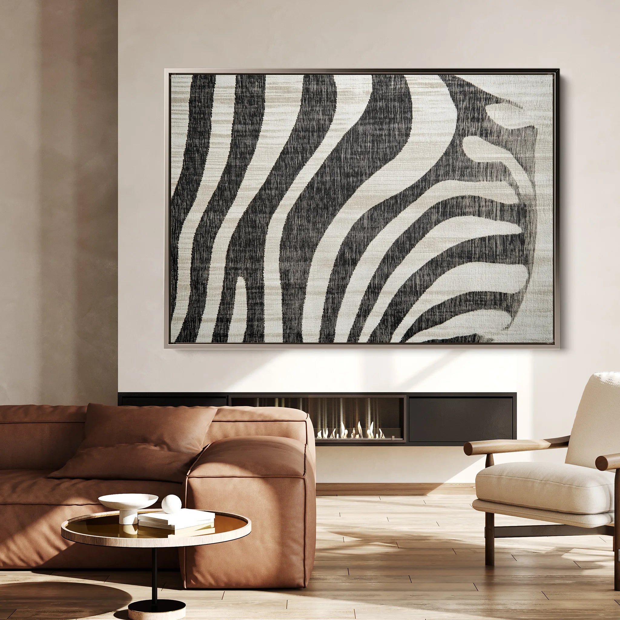 Animals 215 Canvas Art 60 x 40 cm / Black