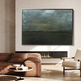 Abstract 215 Canvas Art 60 x 40 cm / Black