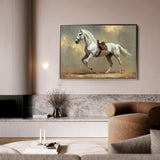 Horses 215 Canvas Art 60 x 40 cm / Black