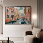 Landscape 215 Canvas Art 60 x 40 cm / Black