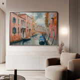 Landscape 215 Canvas Art 60 x 40 cm / Black