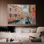 Landscape 215 Canvas Art 60 x 40 cm / Black