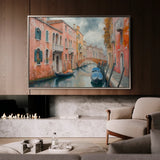 Landscape 215 Canvas Art 60 x 40 cm / Black