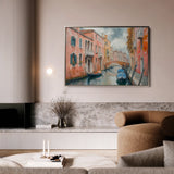Landscape 215 Canvas Art 60 x 40 cm / Black