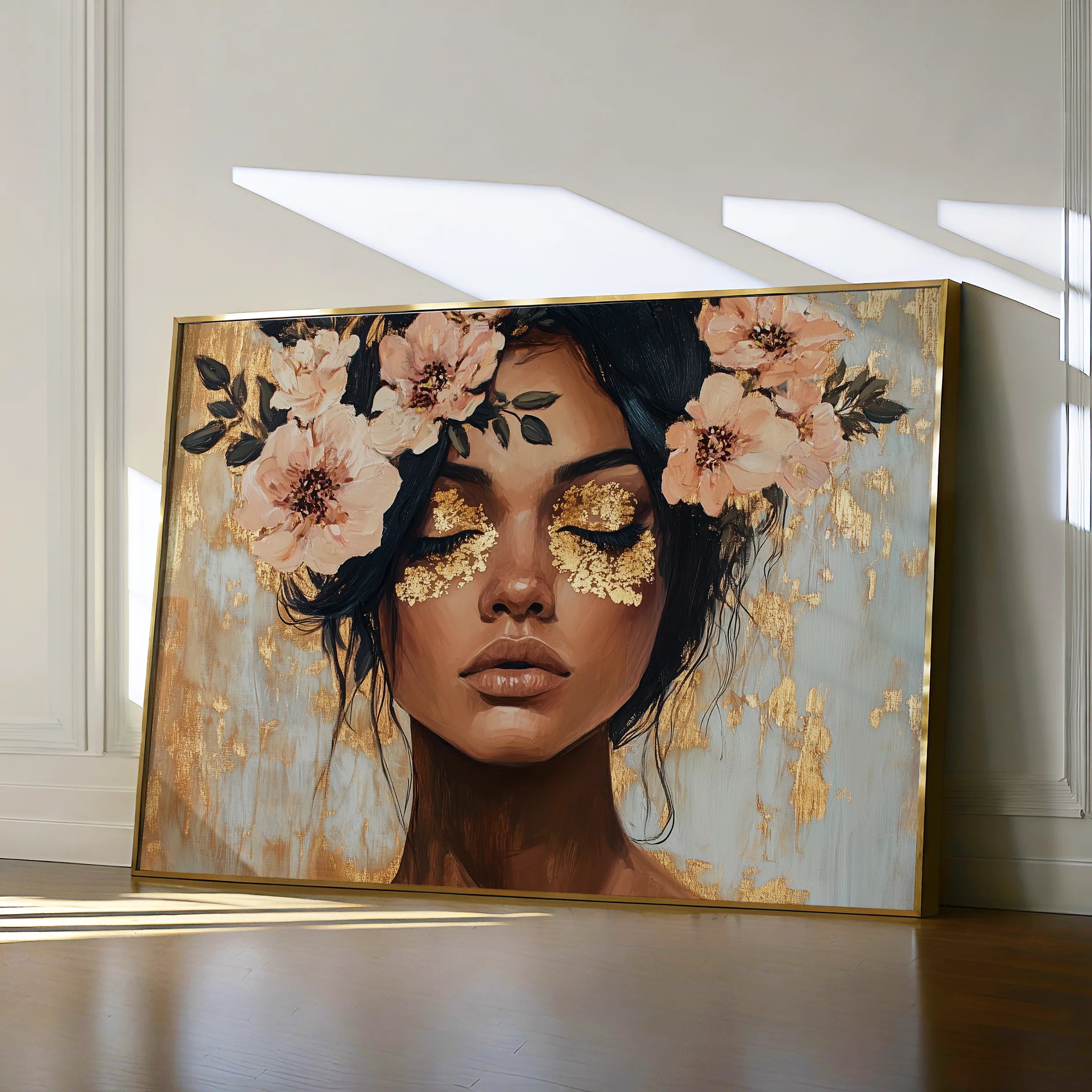 Portrait 215 Canvas Art 60 x 40 cm / Black