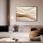 Abstract 2151 Canvas Art 60 x 40 cm / Black