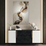 Abstract 2153 Canvas Art 60 x 40 cm / Black