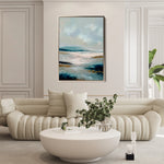 Abstract 2155 Canvas Art 60 x 40 cm / Black