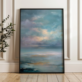 Abstract 2157 Canvas Art 60 x 40 cm / Black