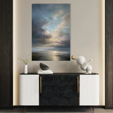 Abstract 2159 Canvas Art 60 x 40 cm / Black