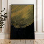 Abstract 216 Canvas Art 60 x 40 cm / Black