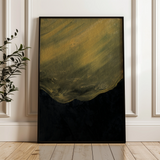 Abstract 216 Canvas Art 60 x 40 cm / Black