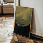 Abstract 216 Canvas Art 60 x 40 cm / Black