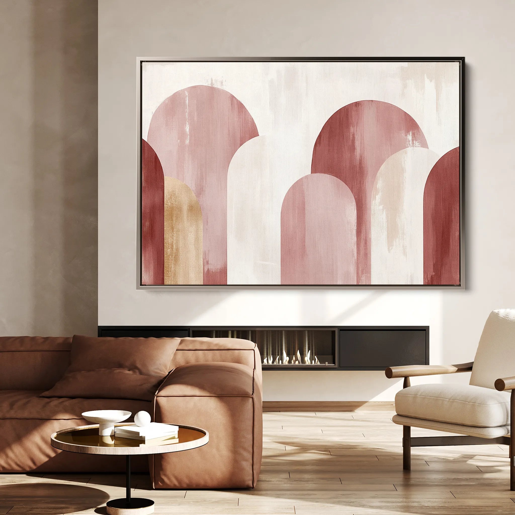 Boho 216 Canvas Art 60 x 40 cm / Black