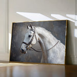 Horses 216 Canvas Art 60 x 40 cm / Black