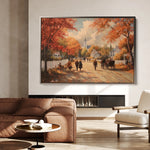 Landscape 216 Canvas Art 60 x 40 cm / Black