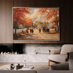 Landscape 216 Canvas Art 60 x 40 cm / Black