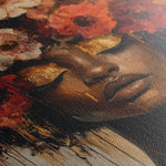 Portrait 216 Canvas Art 60 x 40 cm / Black