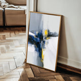 Abstract 2164 Canvas Art 60 x 40 cm / Black
