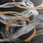 Abstract 2166 Canvas Art 60 x 40 cm / Black
