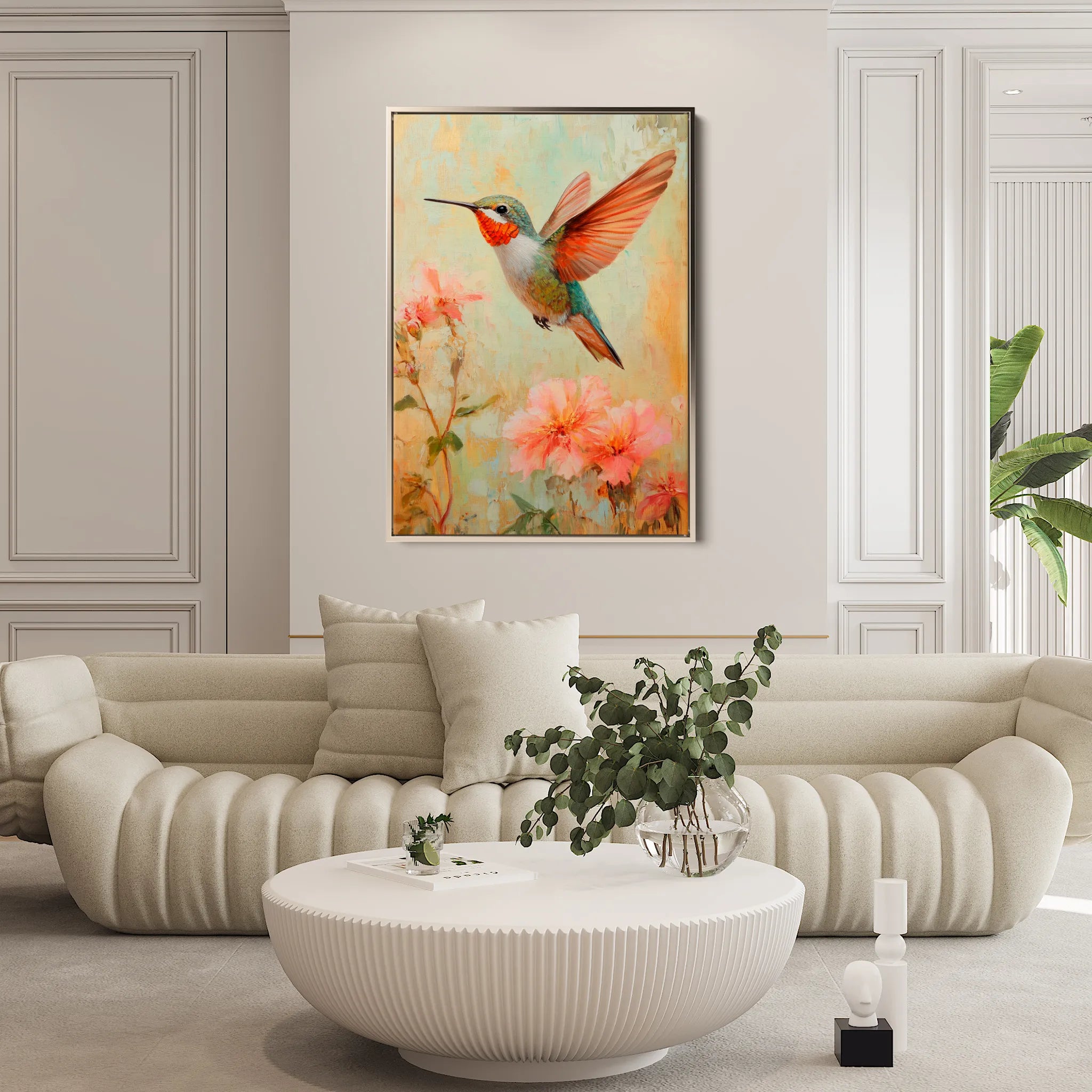 Animals 217 Canvas Art 60 x 40 cm / Black