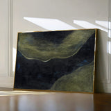 Abstract 217 Canvas Art 60 x 40 cm / Black