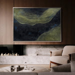 Abstract 217 Canvas Art 60 x 40 cm / Black